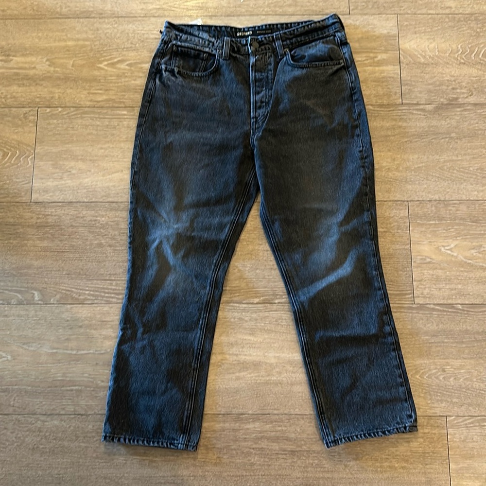 GRLFRND Karolina High Rise Straight Crop NWT